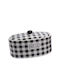 Karvounis Bread Box with Lid Ceramic Black 32x22x19.3cm