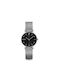 Millner Cosmos Watch with Metal Bracelet Silver / Black