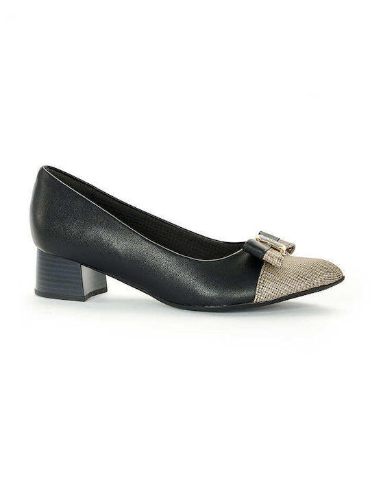 Piccadilly Leder Pumps Schwarz