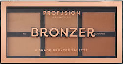 Profusion Cosmetics Бронзанти 6 Цветен Пудра