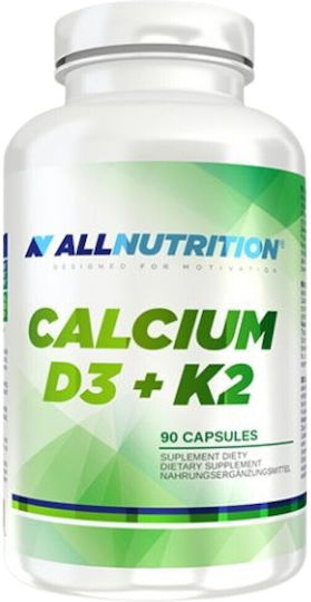 AllNutrition Калций D3 + K2 Специална Хранителна Добавка 90 Капсули