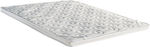 Orion Strom Semi Double Latex Mattress Topper E050 Best Latex with Elastic Straps 120x200x4cm