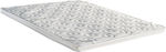 Orion Strom Double Latex Mattress Topper E050 Best Latex with Elastic Straps 150x200x4cm