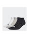 Adidas Thin Light Αθλητικές Κάλτσες Πολύχρωμες 3 Ζεύγη Medium Grey Heather / White / Black