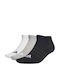 adidas Thin Light Sportsocken Mehrfarbig 3 Paare Mittelgrau meliert / Weiß / Schwarz
