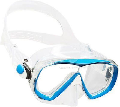 CressiSub Silicone Diving Mask Action Blue