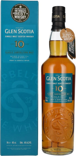 Single Malt Ουίσκι 10 Ετών Σκωτίας σε Κουτί 40% 700ml