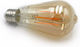 Adeleq LED-Lampe 8W 142mm für Fassung E27 und Form ST64 Warmes Weiß 720lm Dimmbar