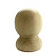 Showood Νο 7 Handlauf für Gartenzaun Ball mit Hals aus Holz 1Stück