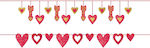 Amscan Banner Valentine's Day Banner για Party 2τμχ