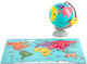 Kids Puzzle Globe World Map for 3++ Years 64pcs Top Bright