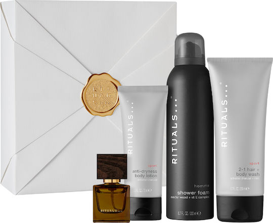 Rituals Sport Ανδρικό Σετ με Eau de Parfum και Shower Gel 4τμχ