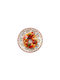 Leone Plate Shallow made of Melamine White with Diameter 21.5cm