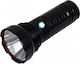 Factory Wiederaufladbar Taschenlampe LED IP65 mit maximaler Helligkeit 2000lm Schwarz