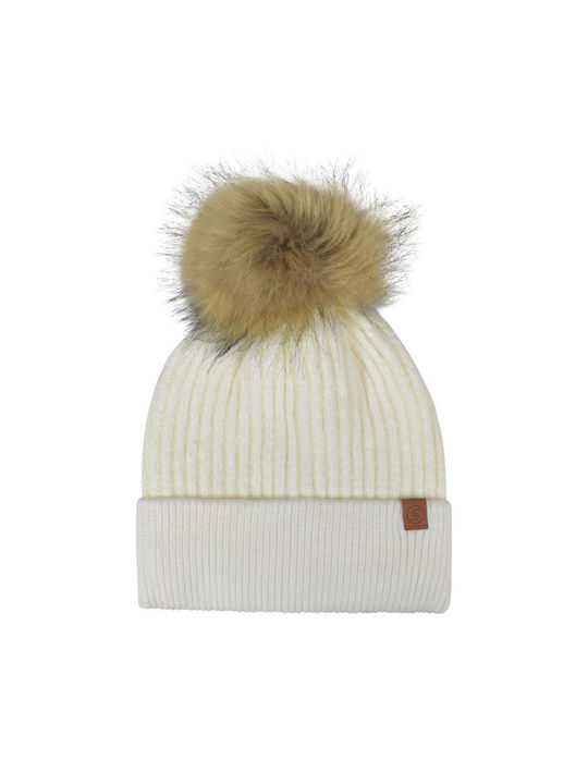 Stamion Kids Beanie Knitted Beige