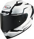 Suomy Track-1 Reaction Full Face Helmet ECE 22.06 1350gr White/Black KR520769