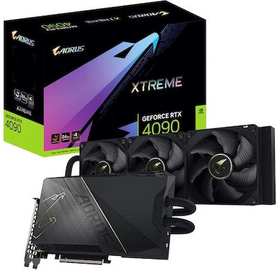 Gigabyte GeForce RTX 4090 24GB GDDR6X Aorus Xtreme Waterforce rev. 1.0 Card Grafic