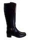 Softies Leather Women's Boots Black