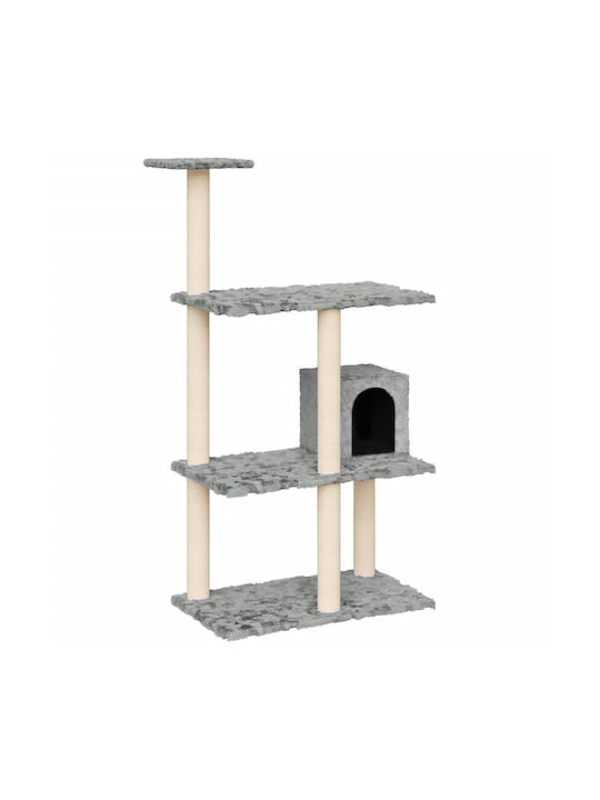 vidaXL Scratching Post Cat Trees Gray 61x35x119cm