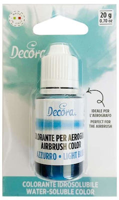 Decora Liquid Food Colouring Υδατοδιαλυτό Light Blue 1pcs 20gr