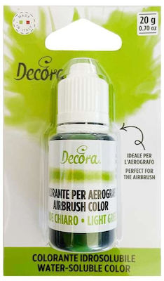 Decora Colorant pentru Cofetărie în Formă Lichidă Υδατοδιαλυτό Light Green 1buc 20gr