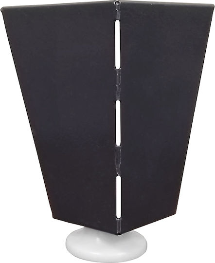 ArteLibre Metallic Furniture Leg 10cm Dark Gray