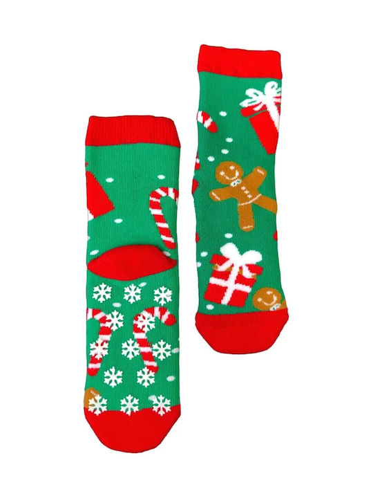 IDER Unisex Χριστουγεννιάτικες Κάλτσες Πράσινες 1 Pack