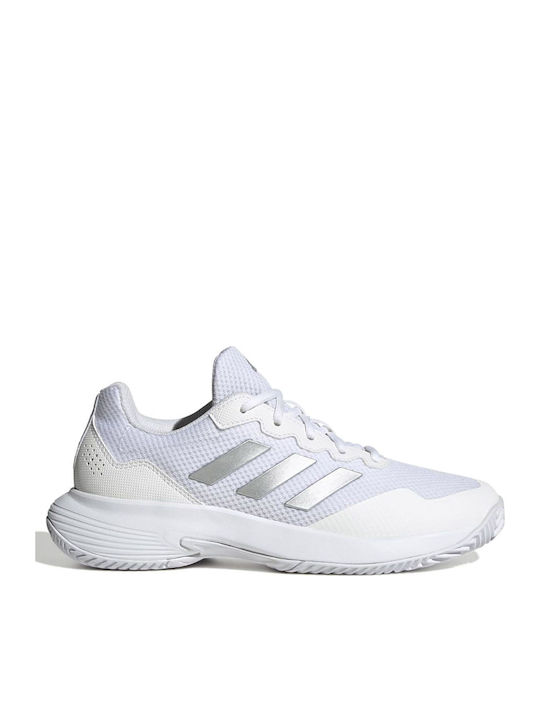 adidas Gamecourt 2.0 Γυναικεία Παπούτσια Τένις για Σκληρά Γήπεδα Λευκά
