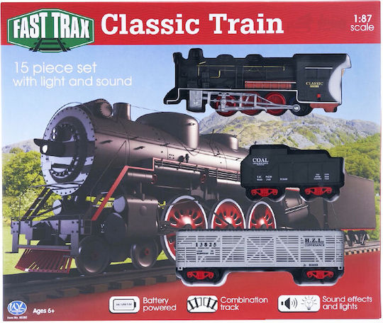 Set with Train with Sound and Light for 6+ years old+ Years