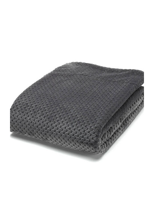 Morven Cocole G85 Blanket Velvet Queen 220x240cm. Grey