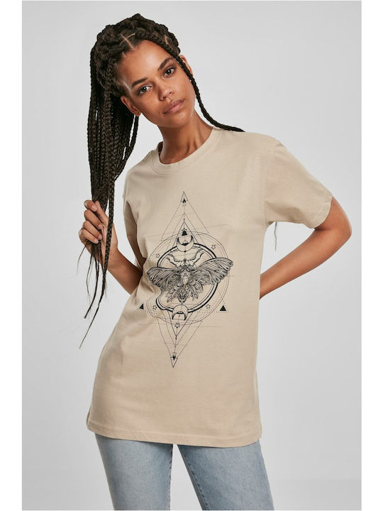 Tricou Oversized Damă Bej