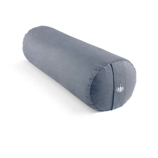 Lotus Crafts Bolster Restorative Yoga-Kissen Rundes Kissen in Gray Farbe