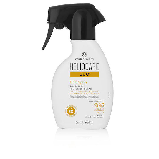 Cantabria labs Heliocare 360° Fluid Waterproof Sunscreen Body Lotion SPF50 Spray 250ml