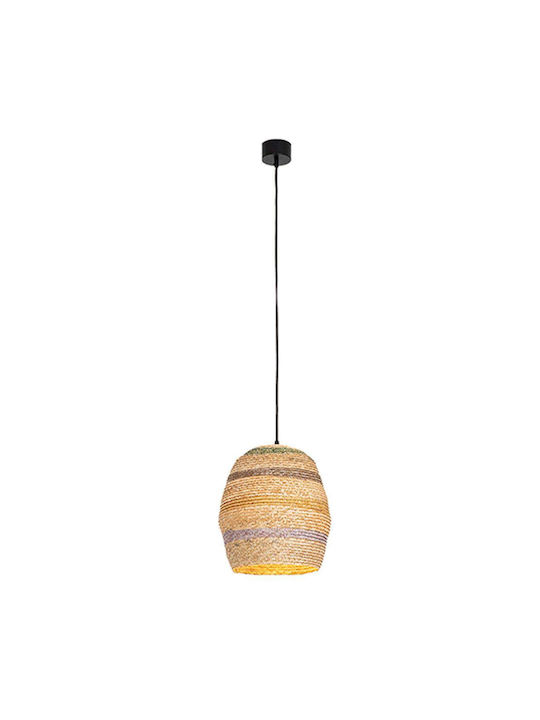 Zambelis Lights Pendant Lamp E27 Brown