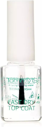 TommyG Fast Dry Top Coat για Απλά Βερνίκια Quick Dry 12ml
