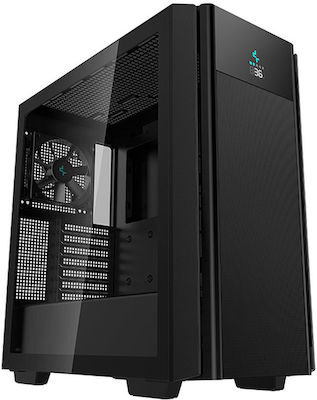 Deepcool CH510 Gaming Midi Tower Computer Case with Window Panel Mesh Digital