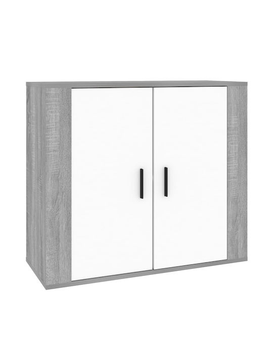 Cabinet de Birou Lemnos Gri 80x33x70cm