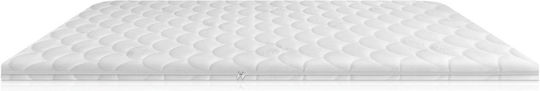 Eco Sleep Ανώστρωμα Memory Χωρίς Καπιτονέ Διπλό Memory Foam με Αποσπώμενο Κάλυμμα 140x190x4εκ.