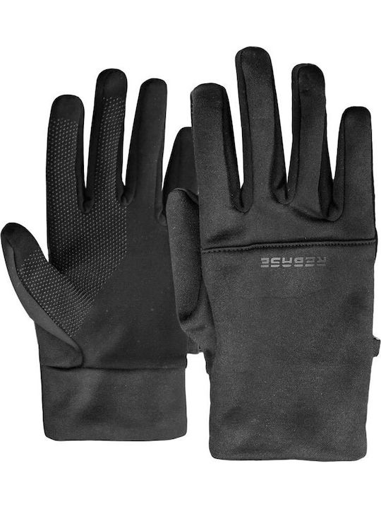 Rebase Schwarz Handschuhe Berührung
