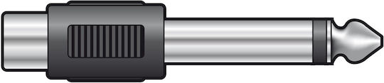 QTX Sound Μετατροπέας 6.3mm male σε RCA female 1τμχ 756.019UK