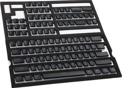 Ducky Keycap Pudding PBT Double-Shot Keycap Set US Layout Black (DKSA108-USPDAWNO2)