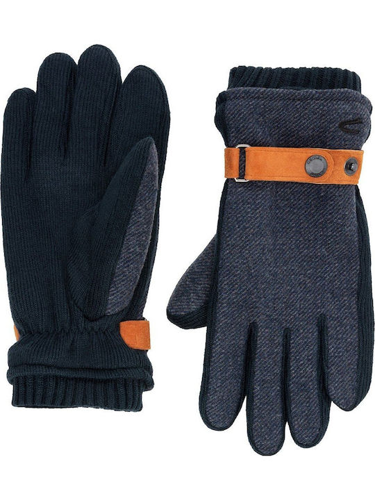Men's Fleece Gloves Navy Blue C22-