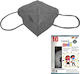 Famex Kids Mask FFP2 NR Schutzmaske FFP2 Gray 3...