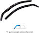 Heko Set of Windbreakers Front Car Dark Fime for Hyundai IONIQ 2021+ 2pcs