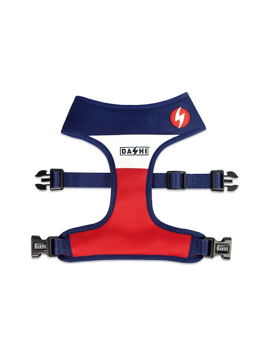Dashi Dog Harness Vest Red & Blue Large 57-77cm DNM00221
