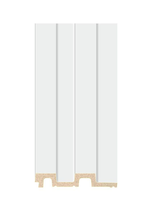 3D Πάνελ Τοίχου Αφρώδες με Κόλλα White Λευκό 29...