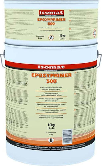Isomat Epoxyprimer 500 Primer Water Soluble Primer 2 Ingredients Pale yellow Suitable for Construction Materials 20kg