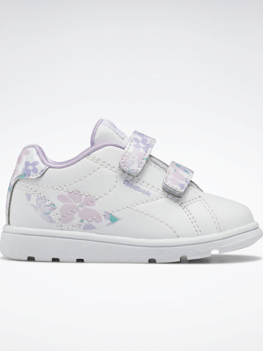 Reebok Παιδικά Sneakers Royal Complete Cln 2 με Σκρατς για Κορίτσι Cloud White / Pixel Pink / Purple Oasis