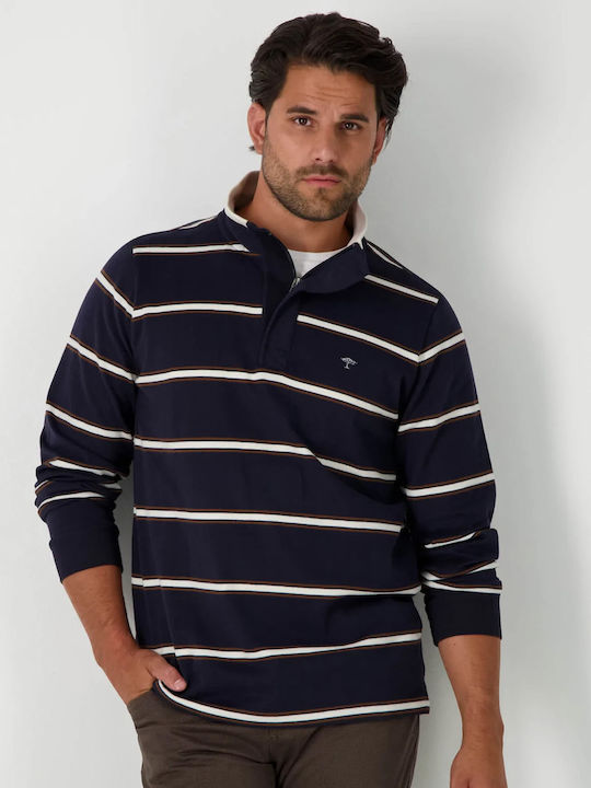 Fynch Hatton Pullover by the series Zip Troyer - 1213 1717 685 Navy