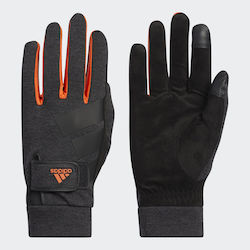 Adidas Warm Gloves Dark Grey Heather / Semi Impact Orange